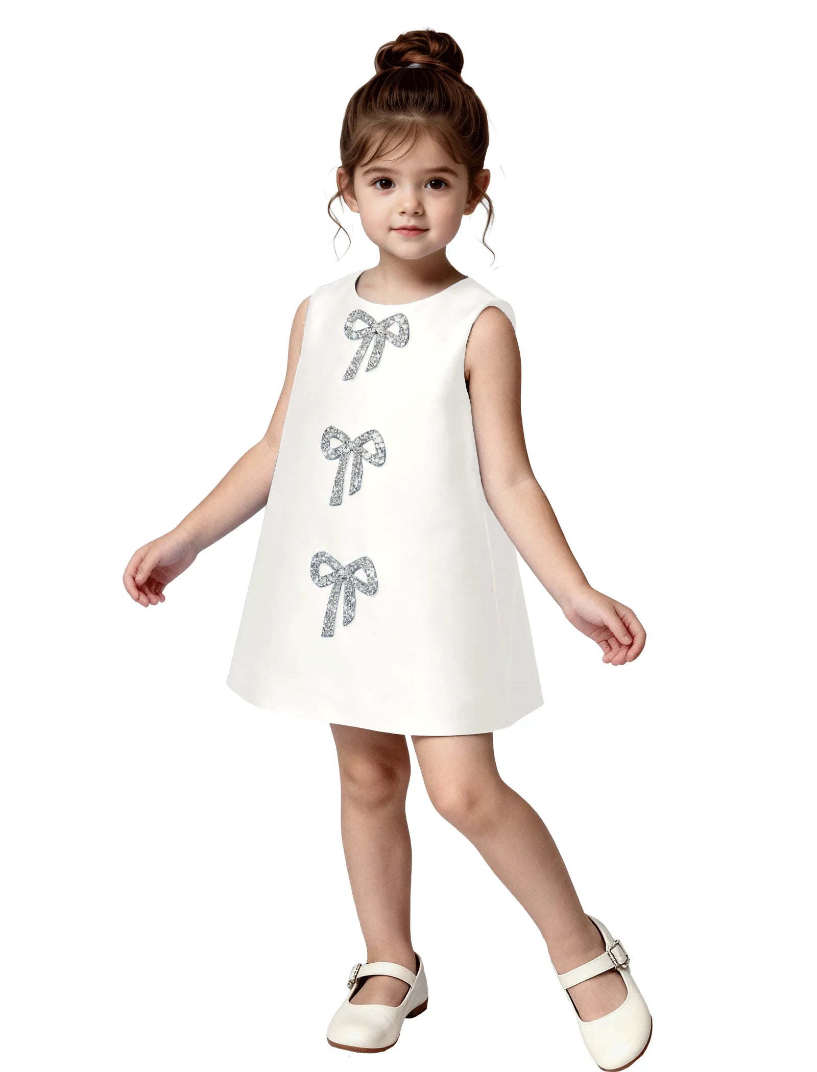Vestido de princesa sin mangas de encaje