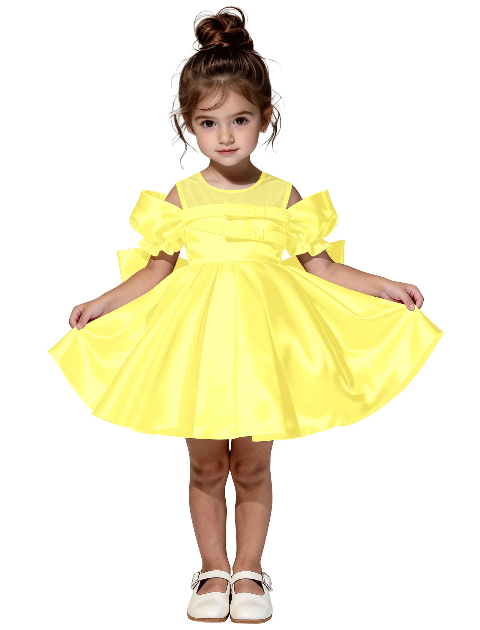 Vestido de princesa sin mangas de encaje