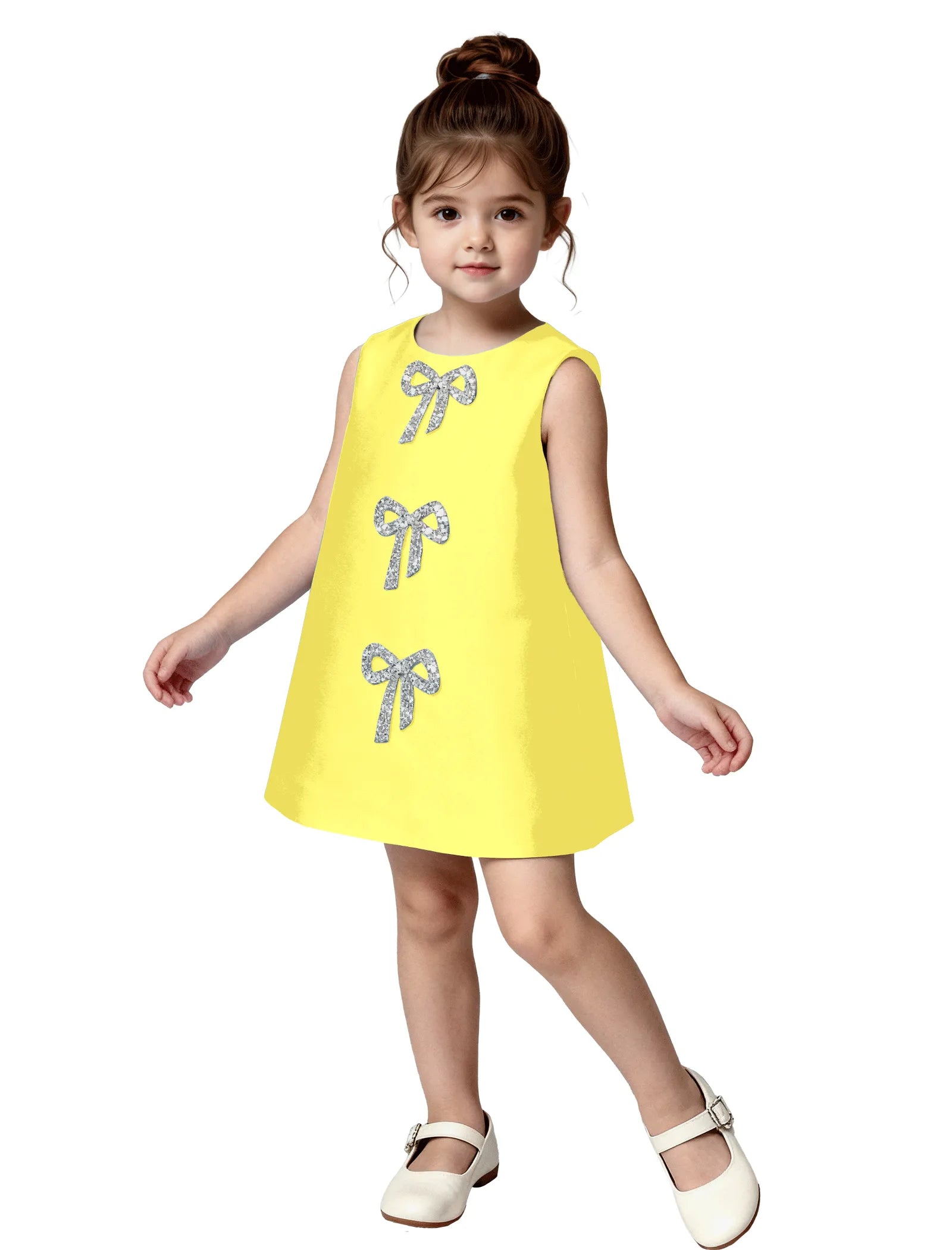 Vestido de princesa sin mangas de encaje