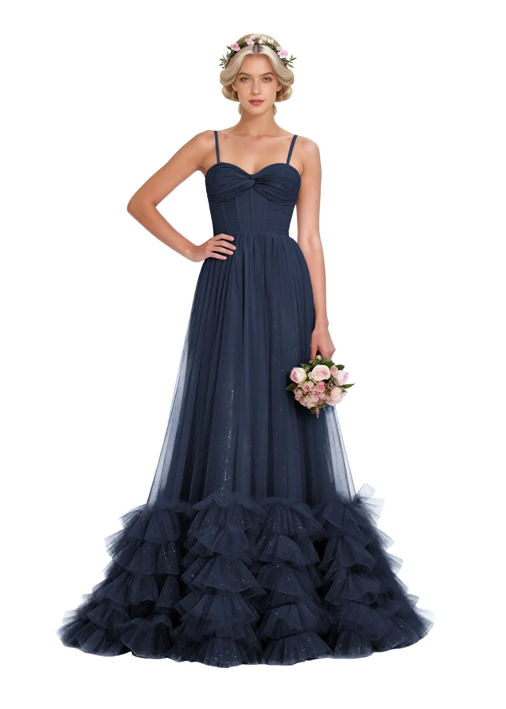 Fairy Whispers – Elegant Mermaid Tulle Dress