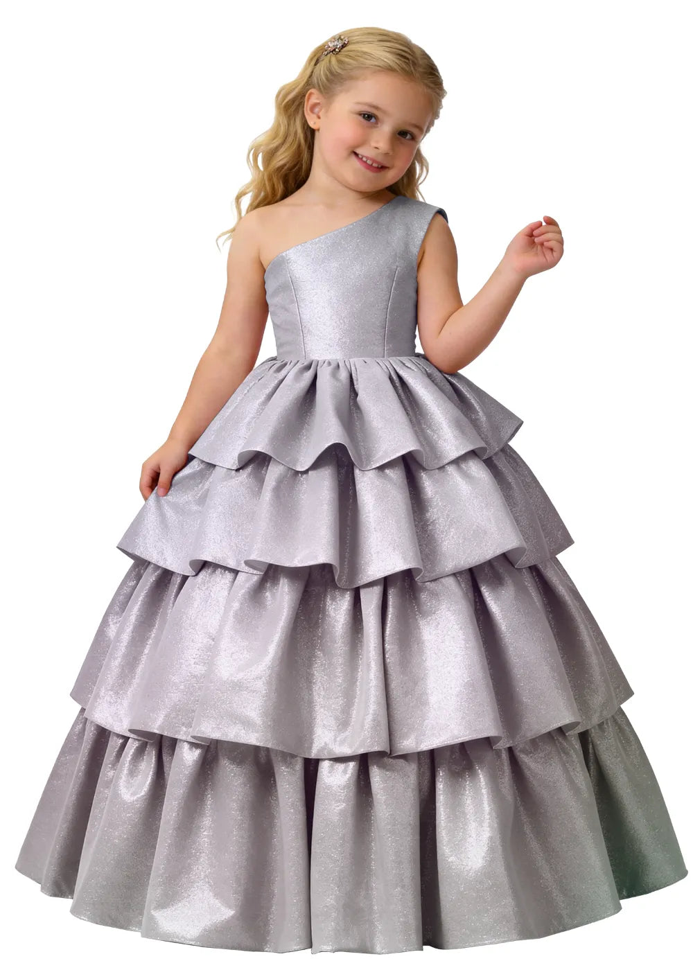 Vestido de princesa sin mangas de encaje