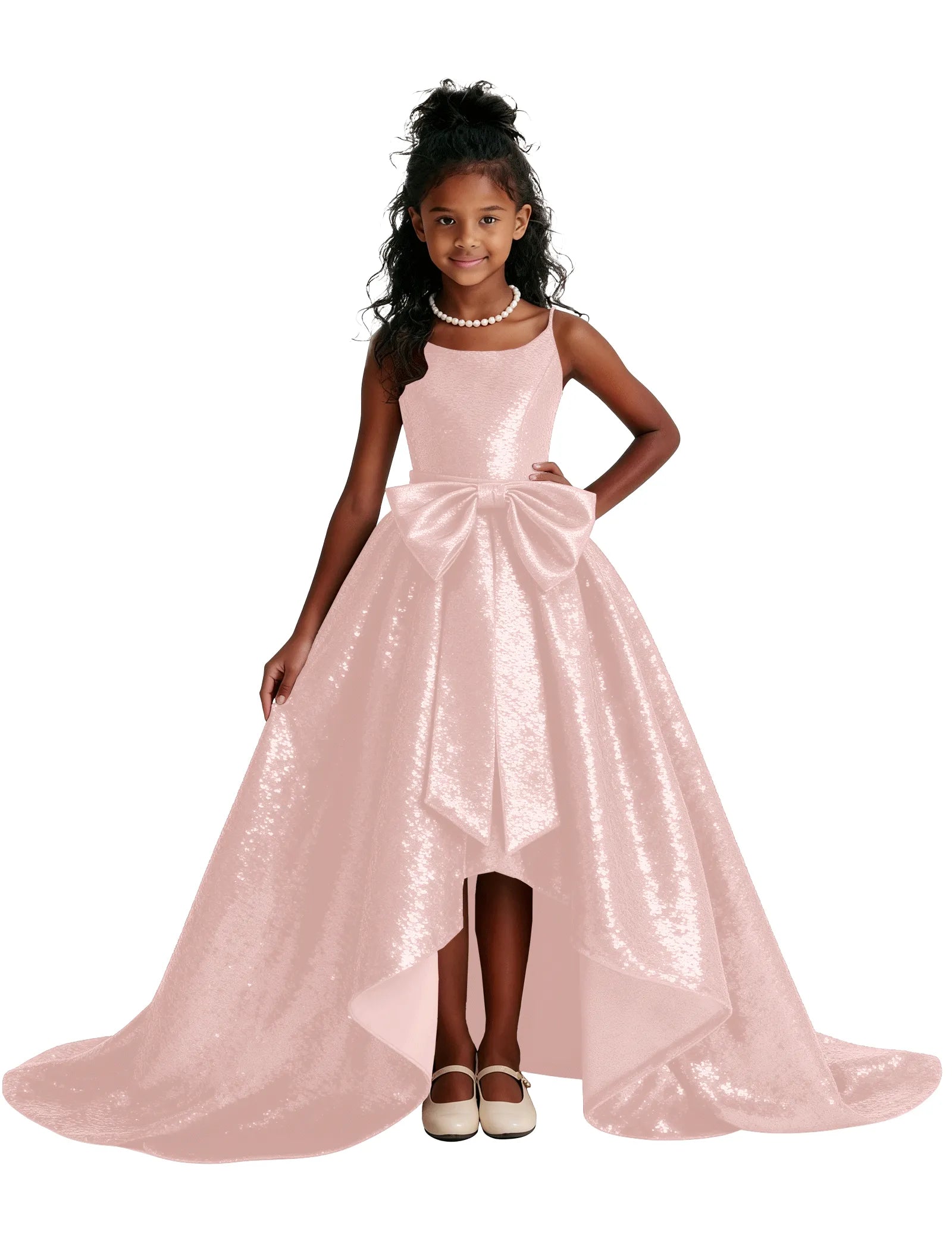 Sequin Ball Gown Party Dress for Girls