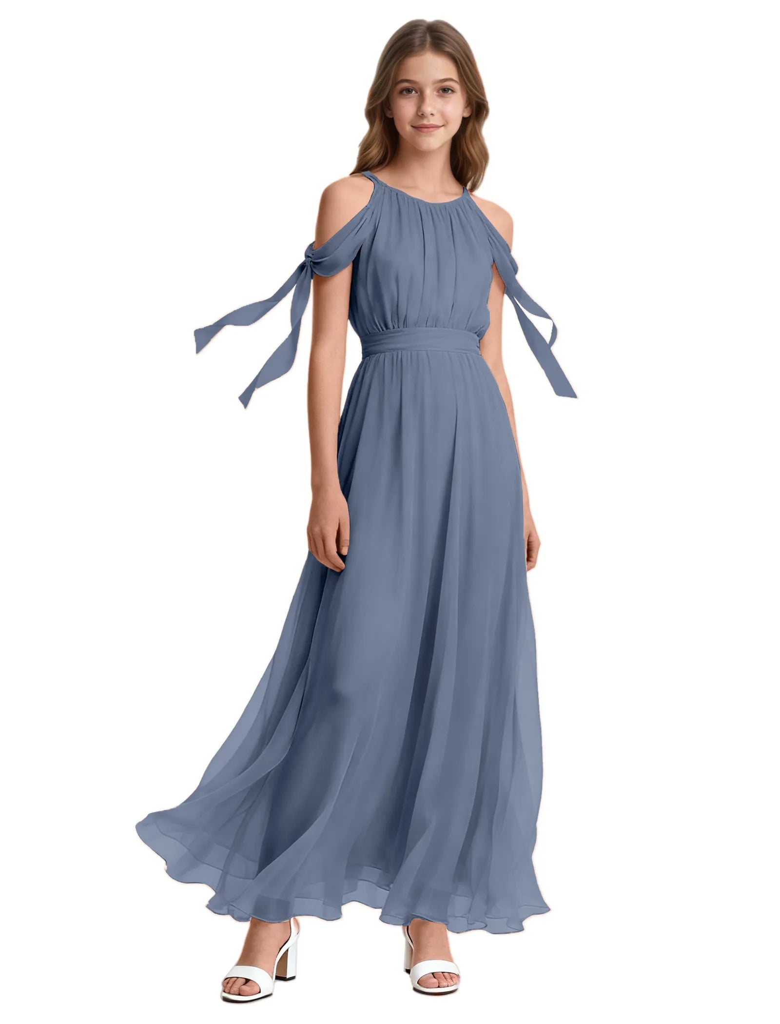 Vestido de princesa sin mangas de encaje