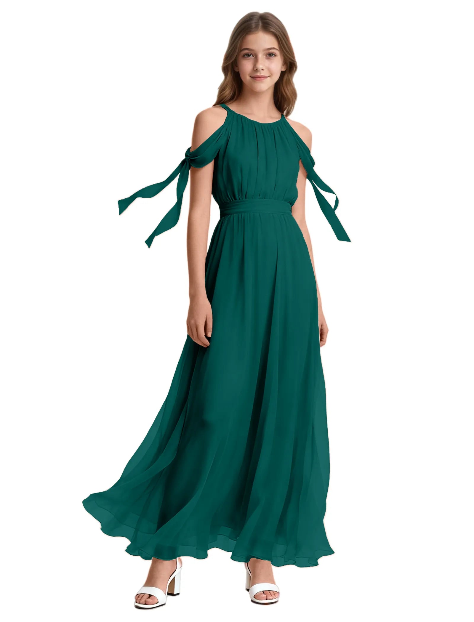Vestido de princesa sin mangas de encaje