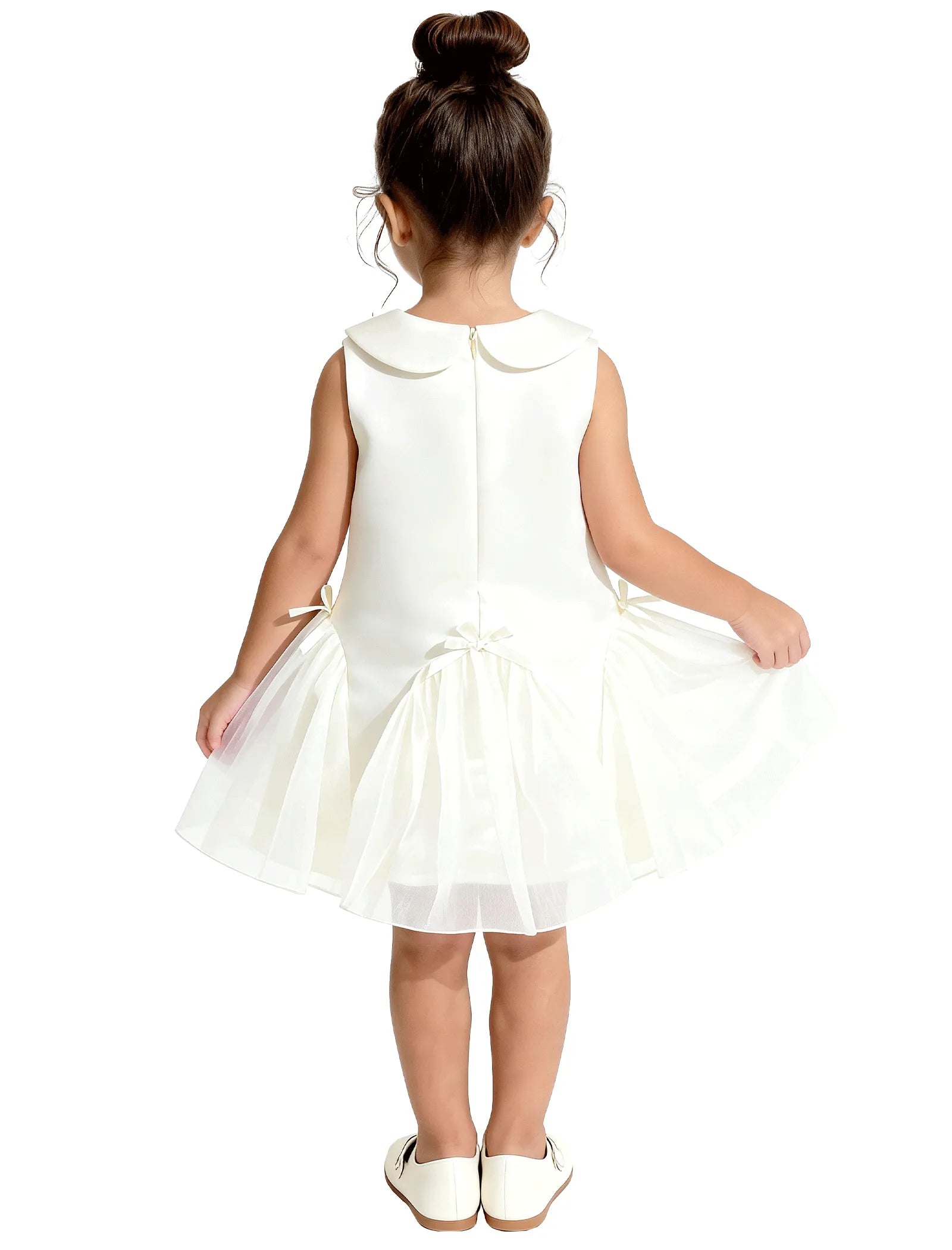 Vestido de princesa sin mangas de encaje