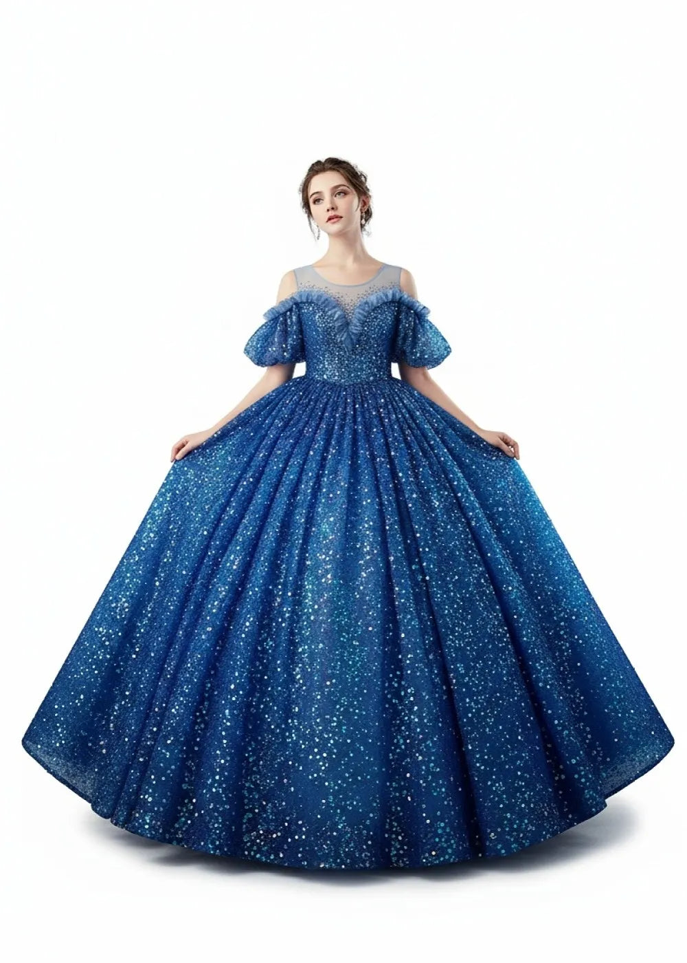 Galaxy Whisper Evening Dress