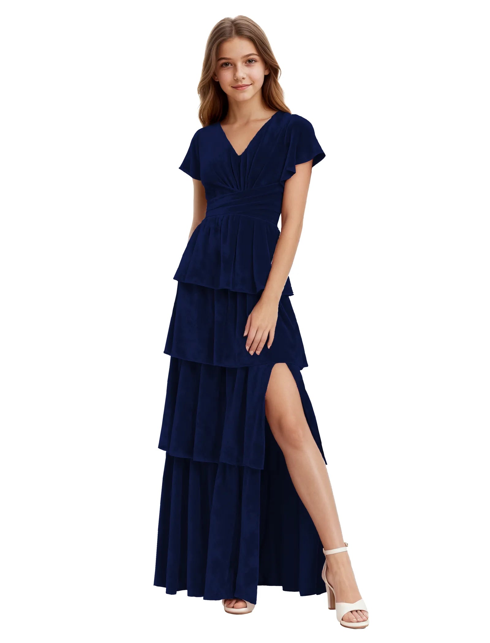 Spitzenkleid mit schulterfreiem Design