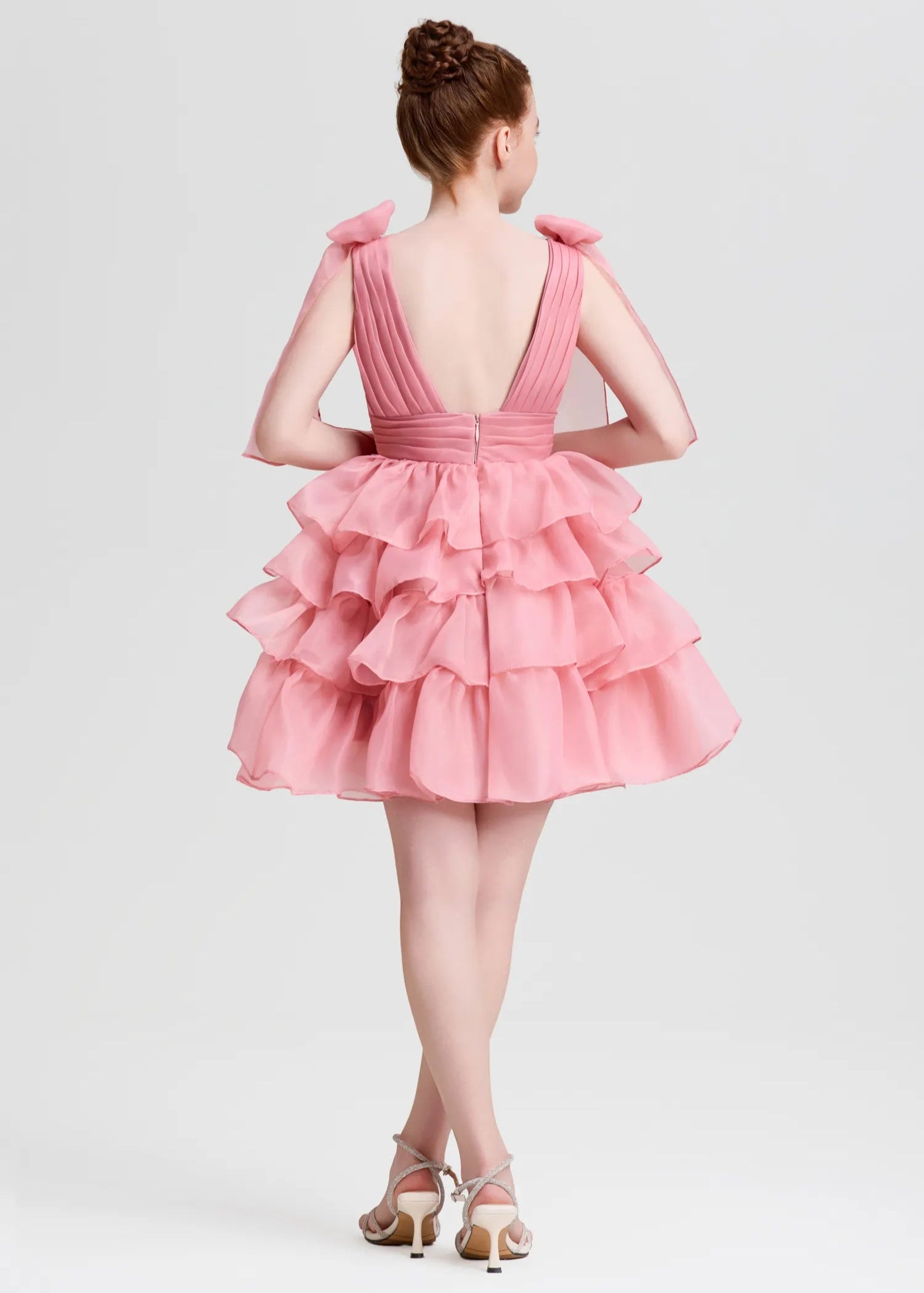 Playful Tiered Organza Dress