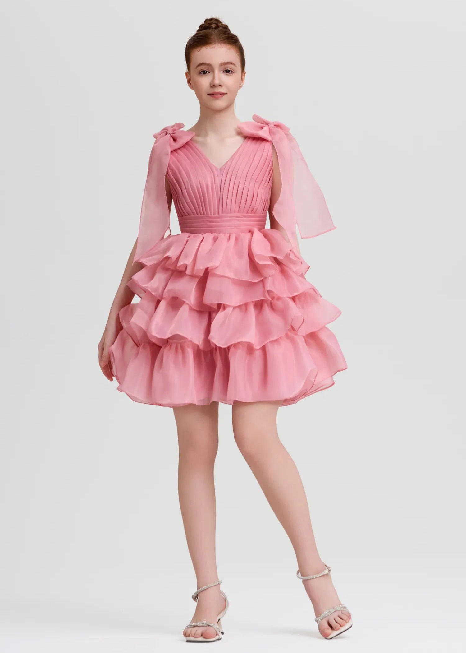 Playful Tiered Organza Dress