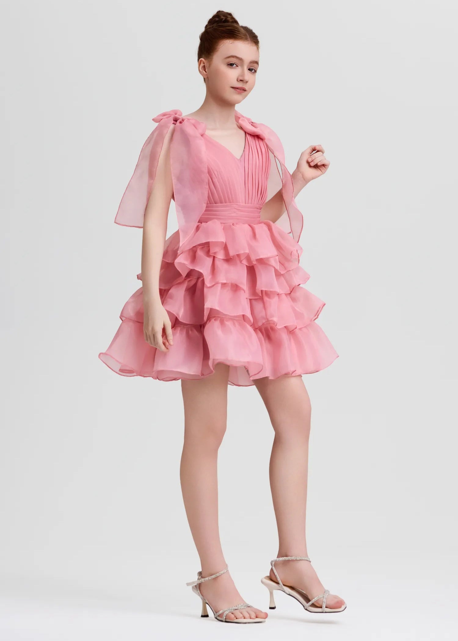 Playful Tiered Organza Dress