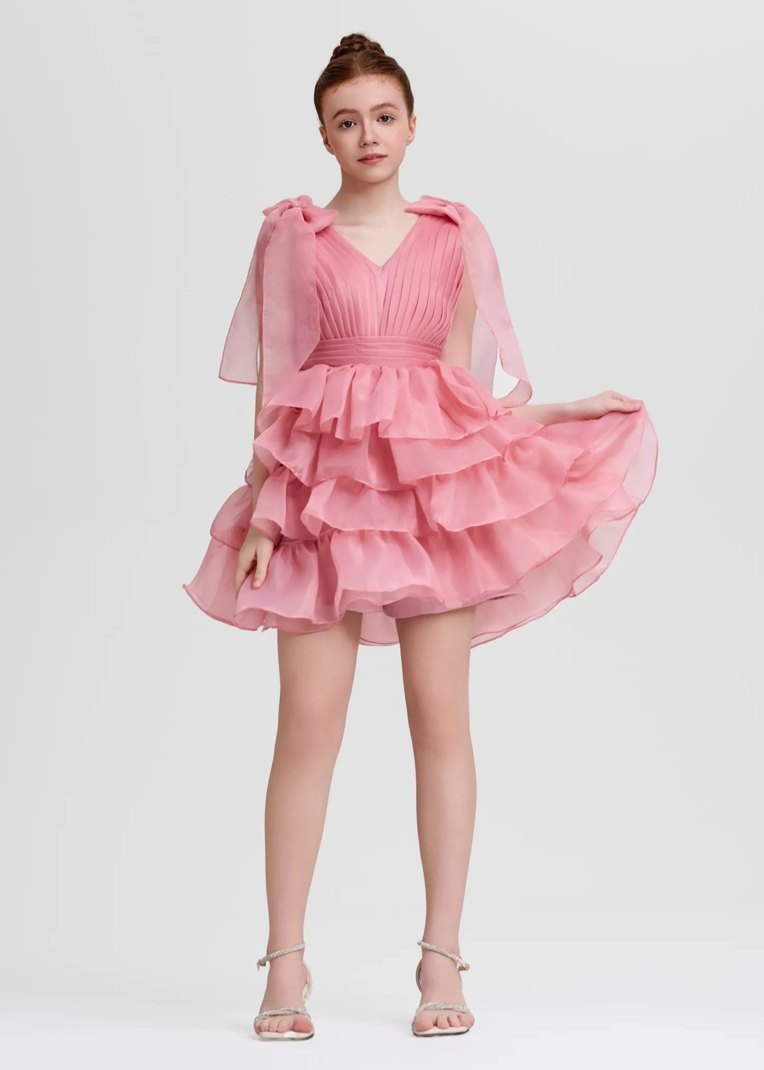 Playful Tiered Organza Dress