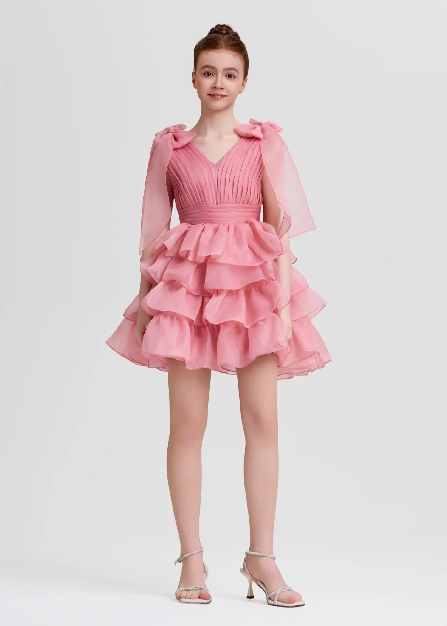 Playful Tiered Organza Dress