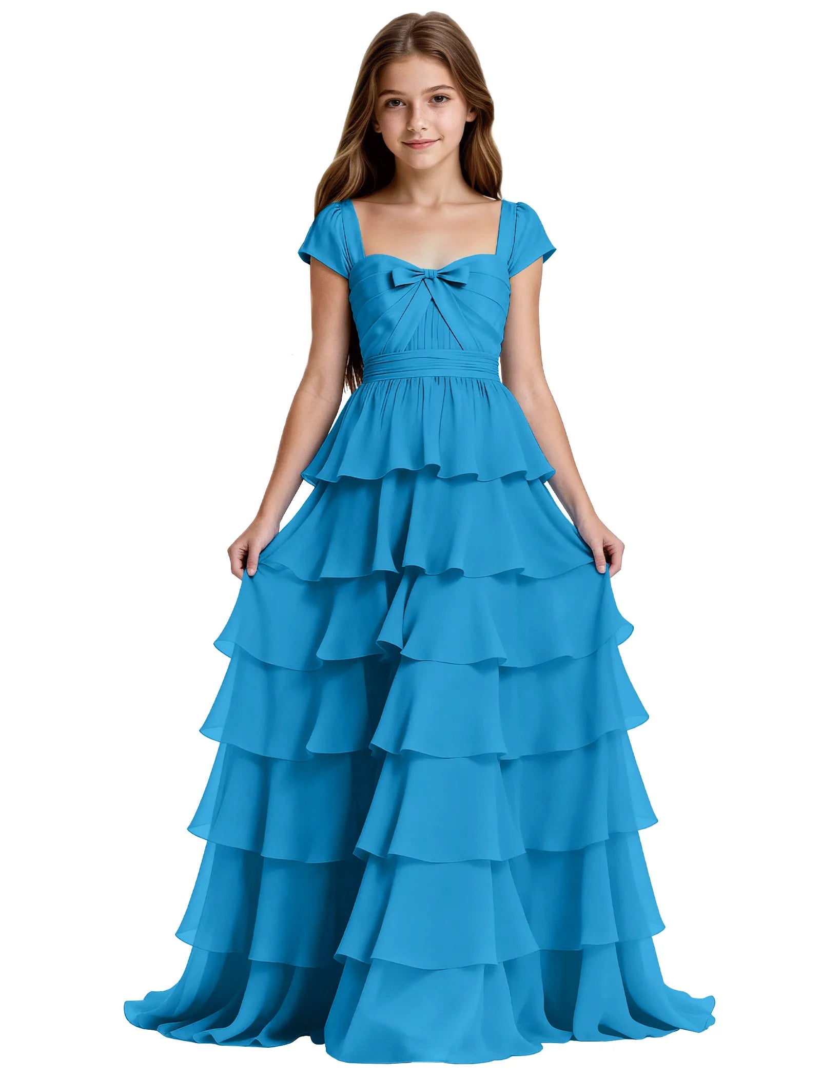 Spitzenkleid mit schulterfreiem Design