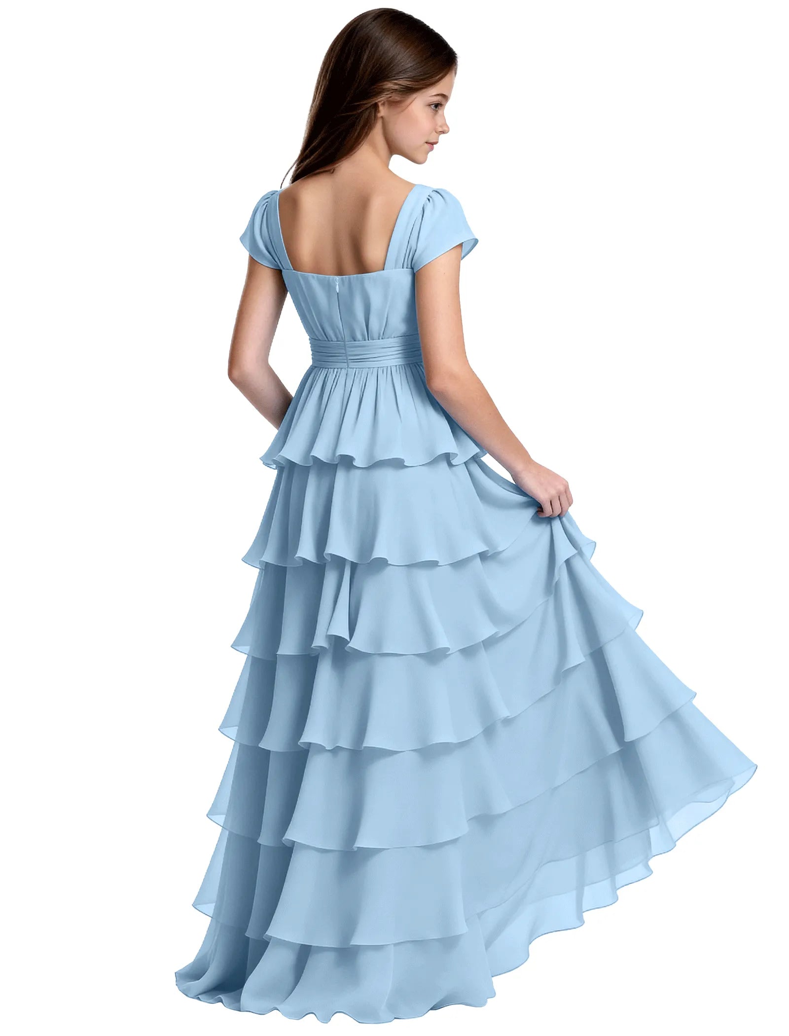 Spitzenkleid mit schulterfreiem Design