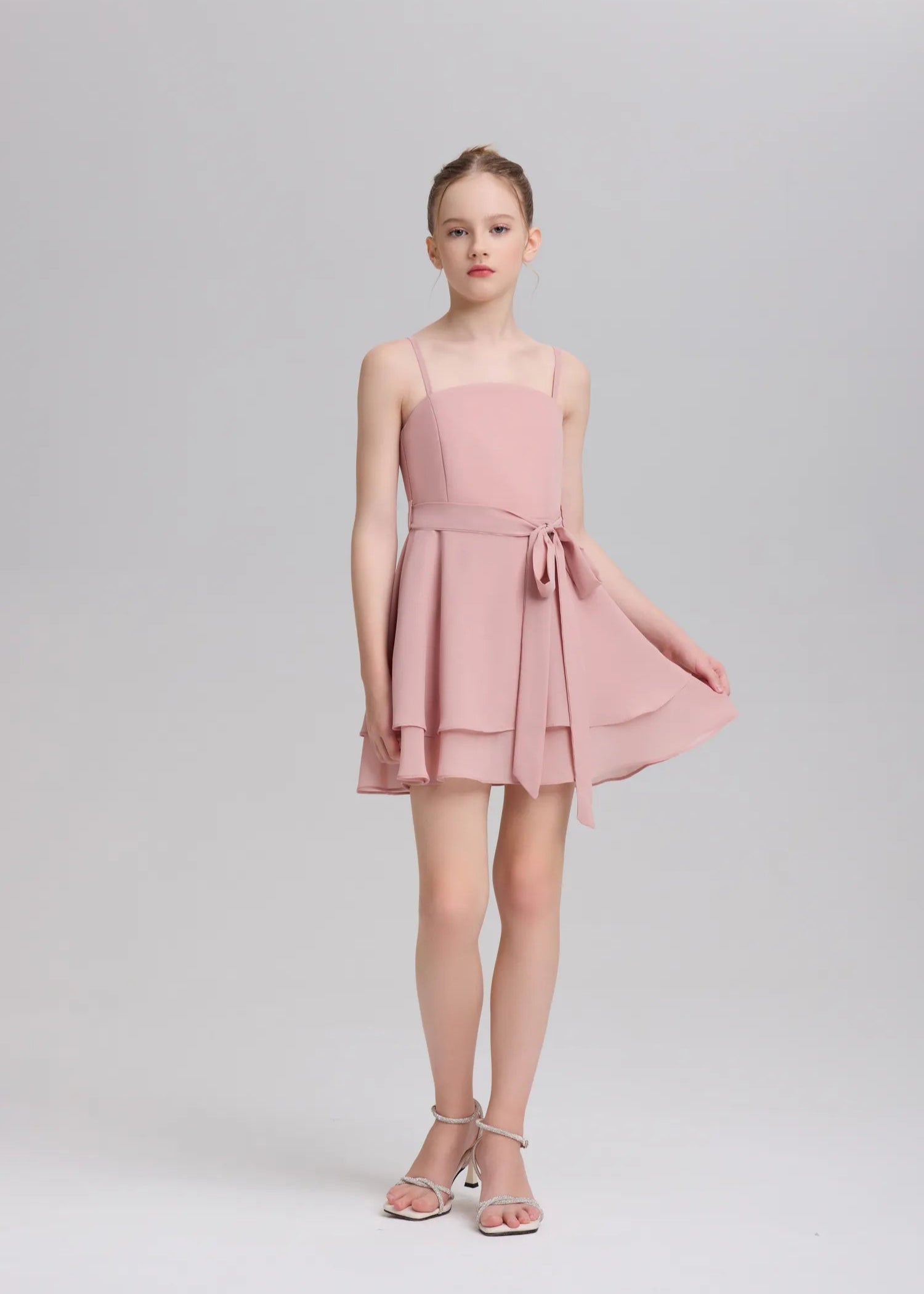 Layered Chiffon Party Dress