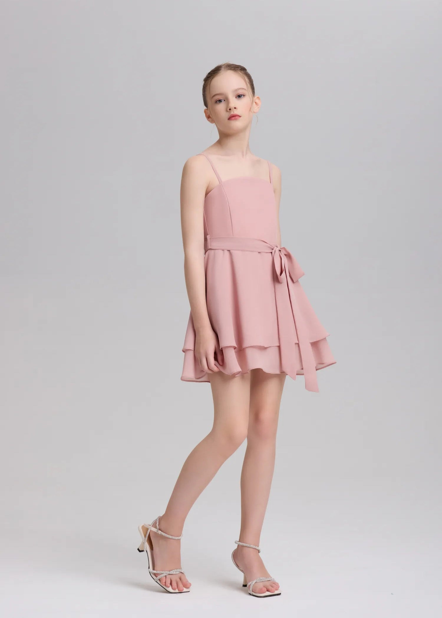 Layered Chiffon Party Dress