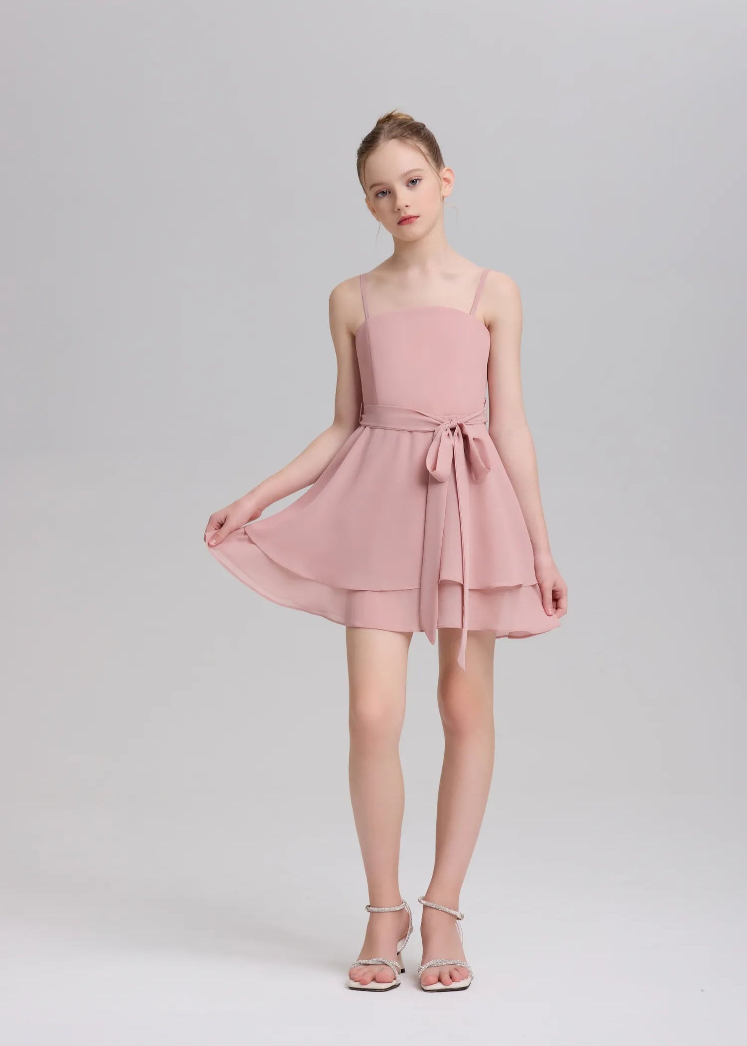 Layered Chiffon Party Dress