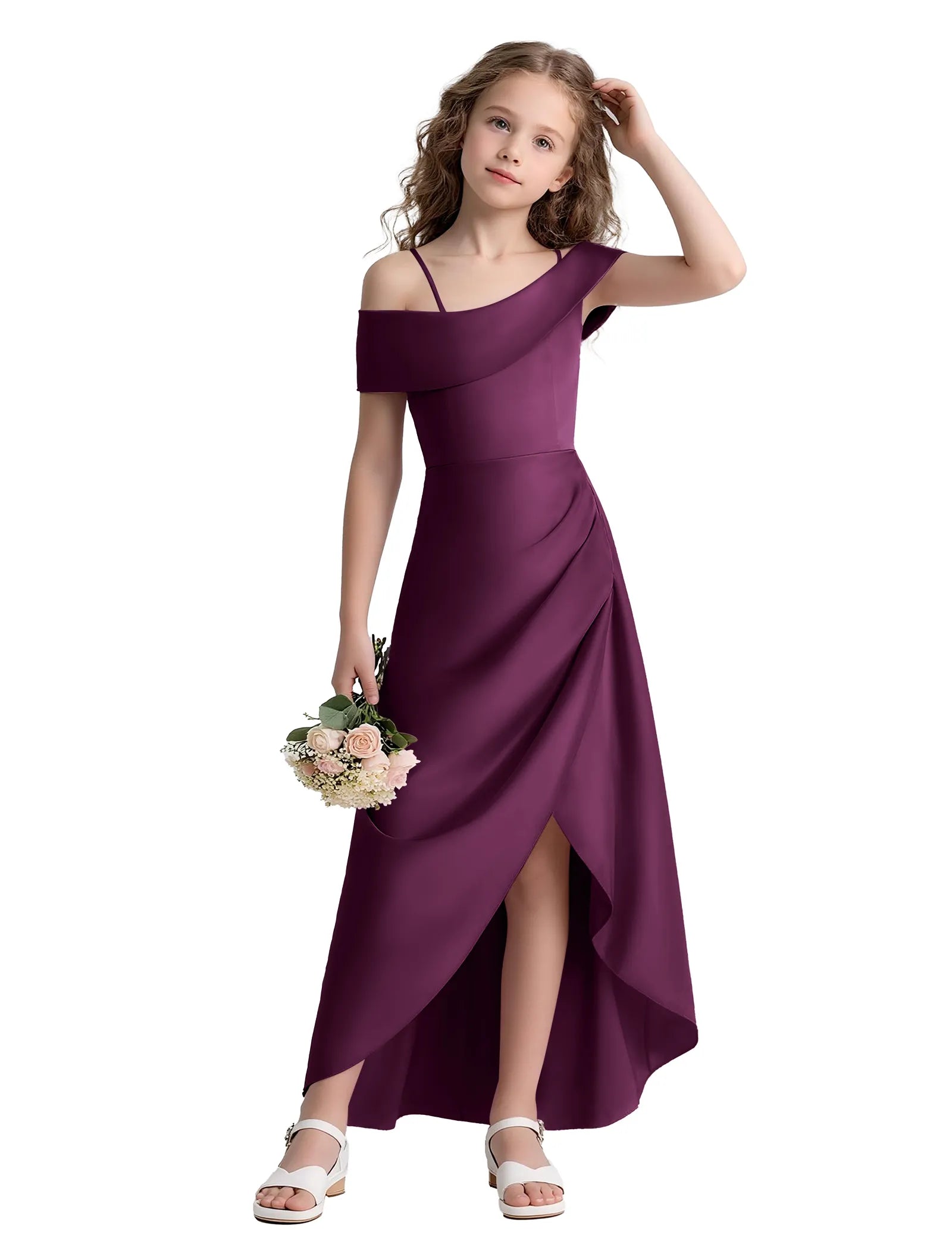 Spitzenkleid mit schulterfreiem Design