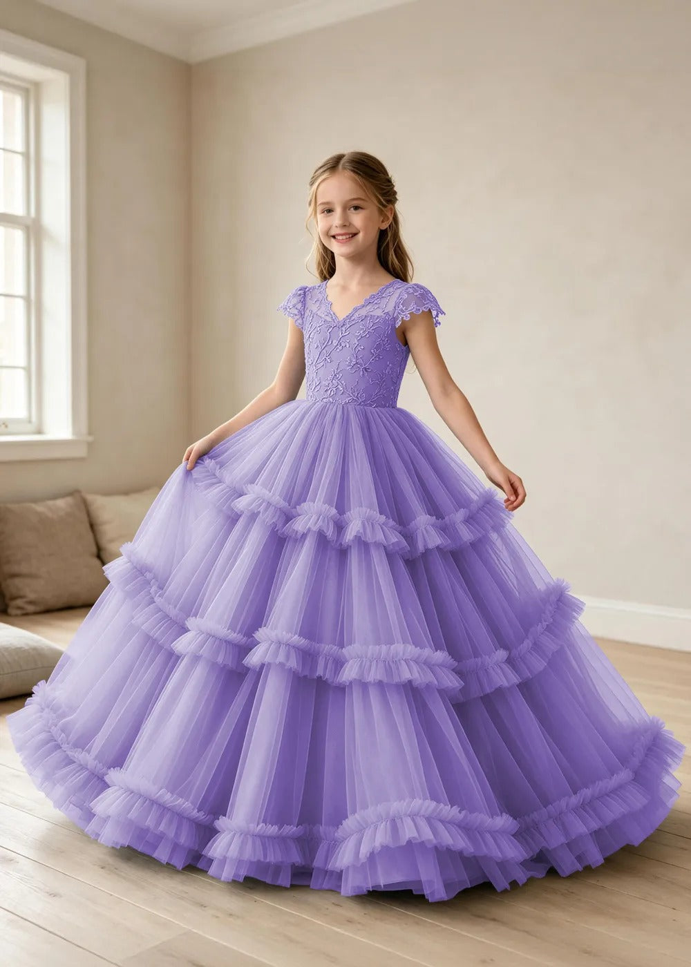 Spitzenkleid mit schulterfreiem Design