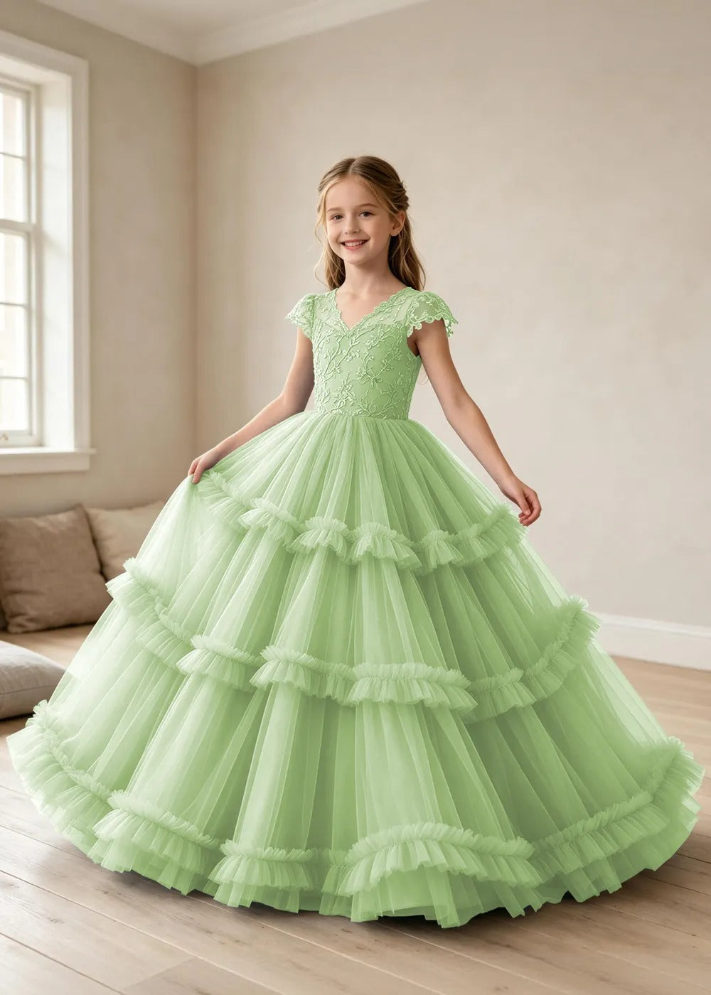 Spitzenkleid mit schulterfreiem Design