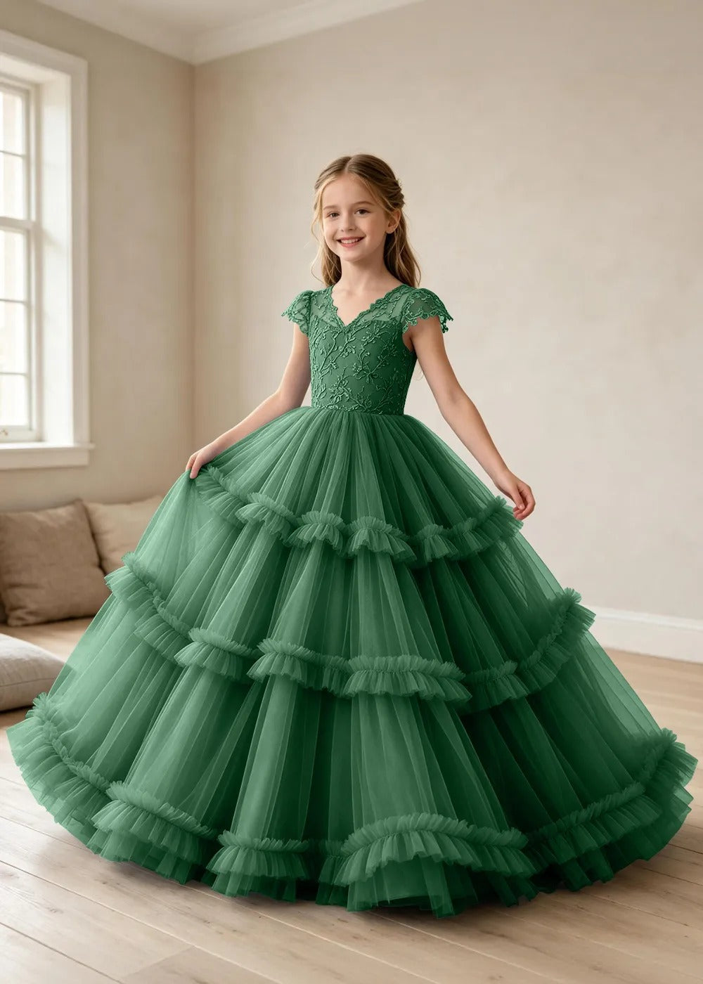 Spitzenkleid mit schulterfreiem Design