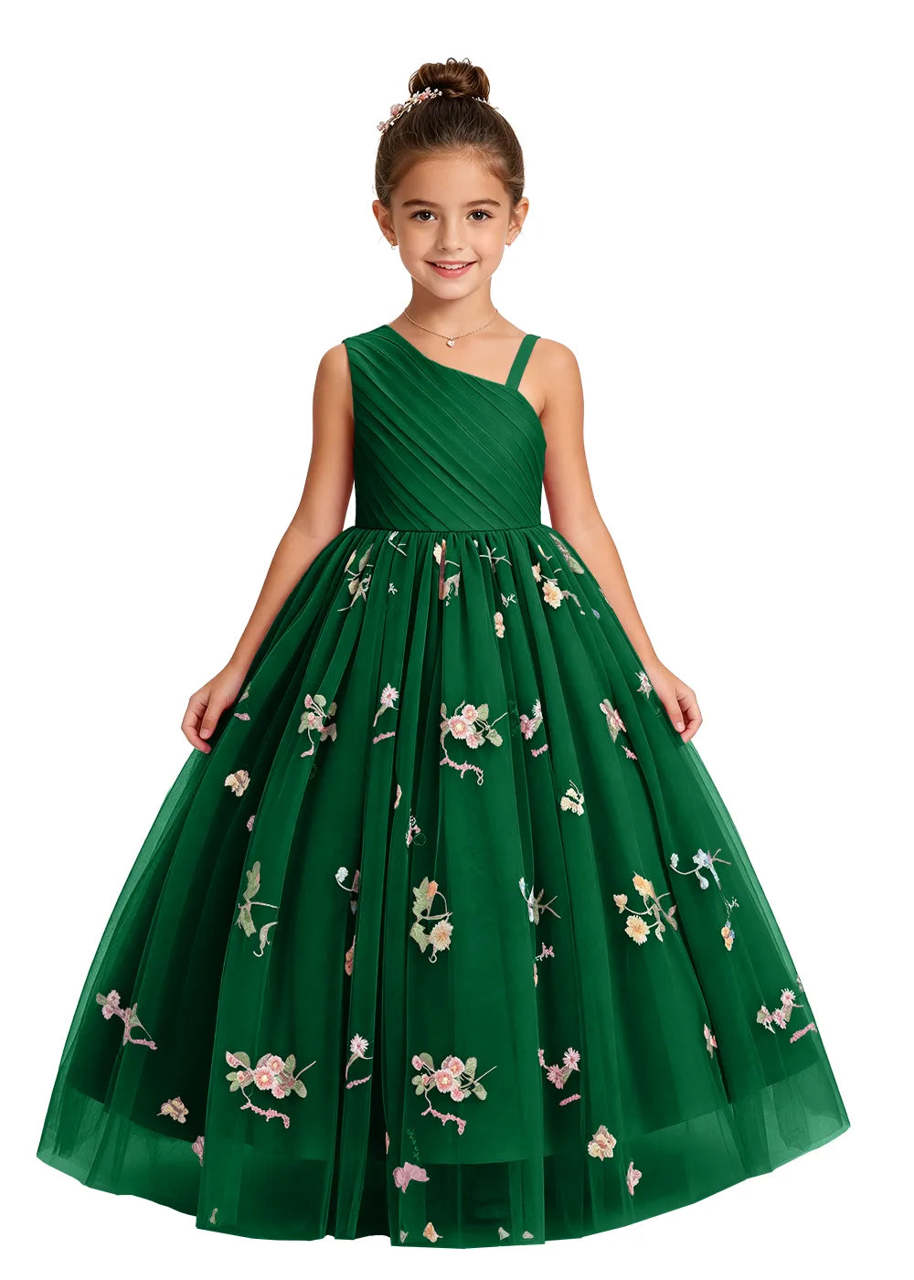 Spitzenkleid mit schulterfreiem Design