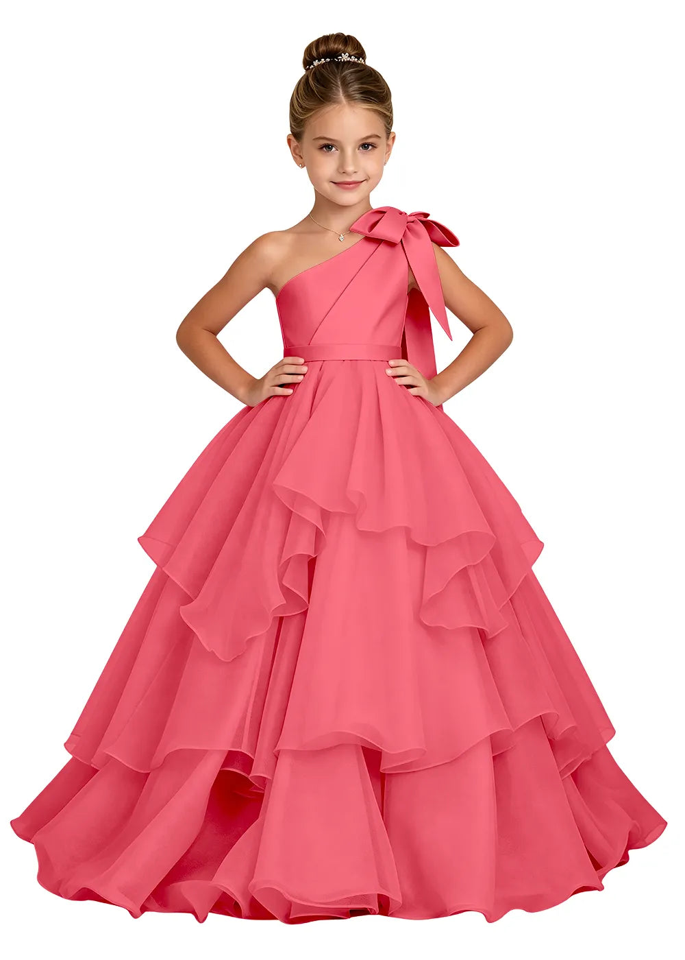 Spitzenkleid mit schulterfreiem Design