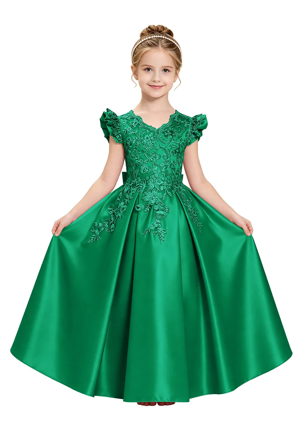 Spitzenkleid mit schulterfreiem Design
