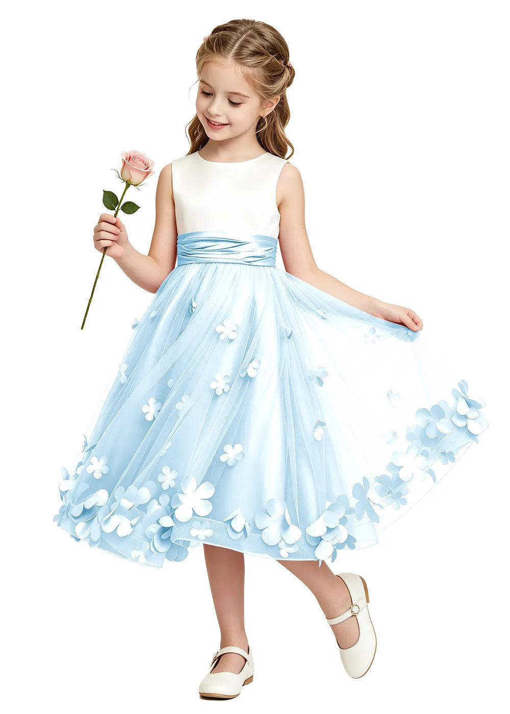 Spitzenkleid mit schulterfreiem Design