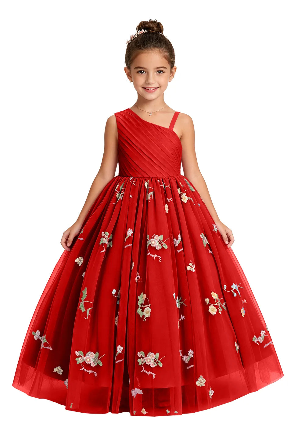 Spitzenkleid mit schulterfreiem Design