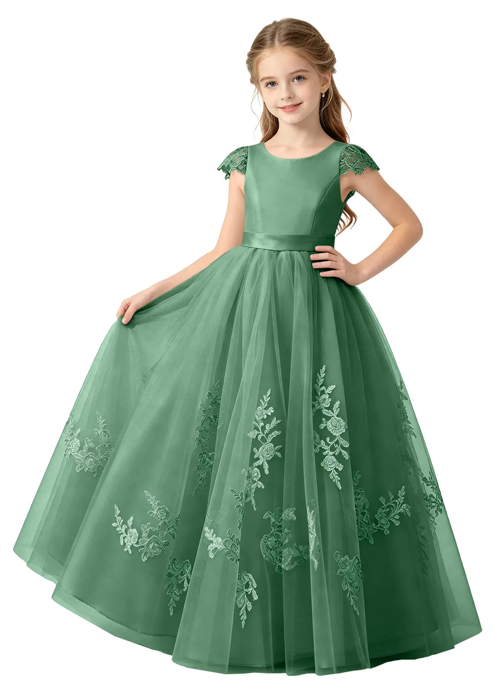 Spitzenkleid mit schulterfreiem Design