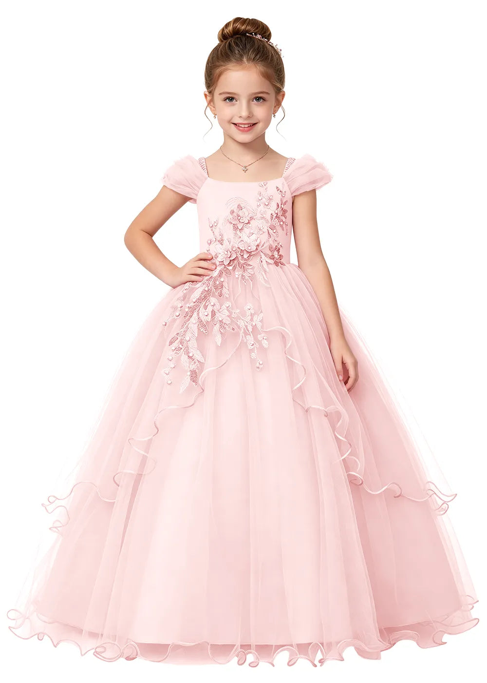 Spitzenkleid mit schulterfreiem Design