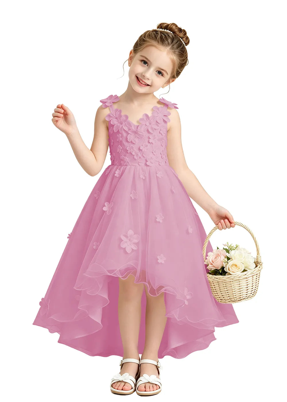 Spitzenkleid mit schulterfreiem Design