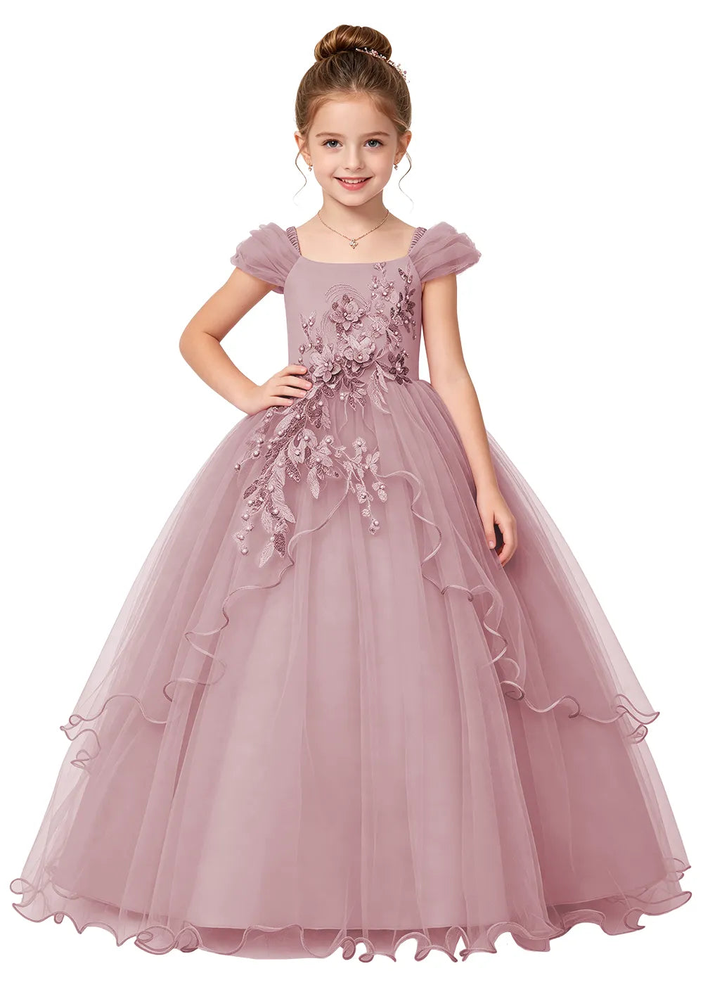 Spitzenkleid mit schulterfreiem Design