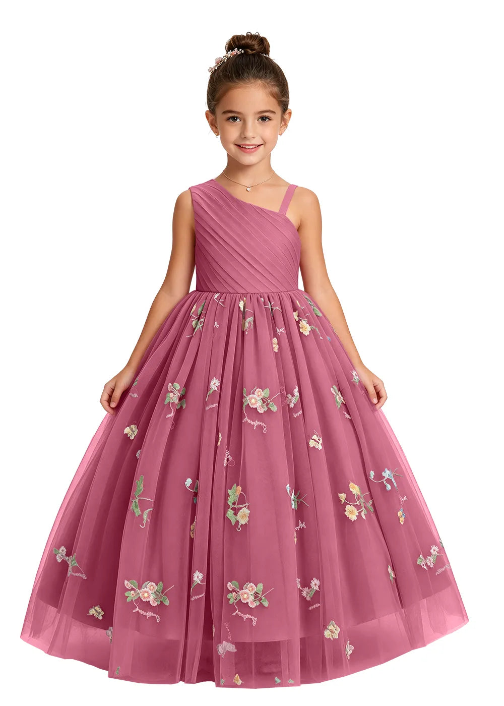 Spitzenkleid mit schulterfreiem Design