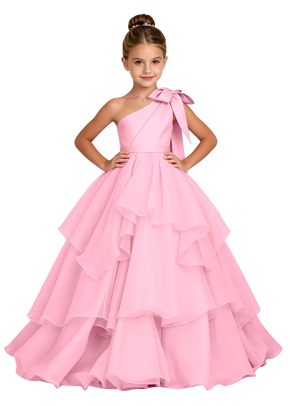 Spitzenkleid mit schulterfreiem Design