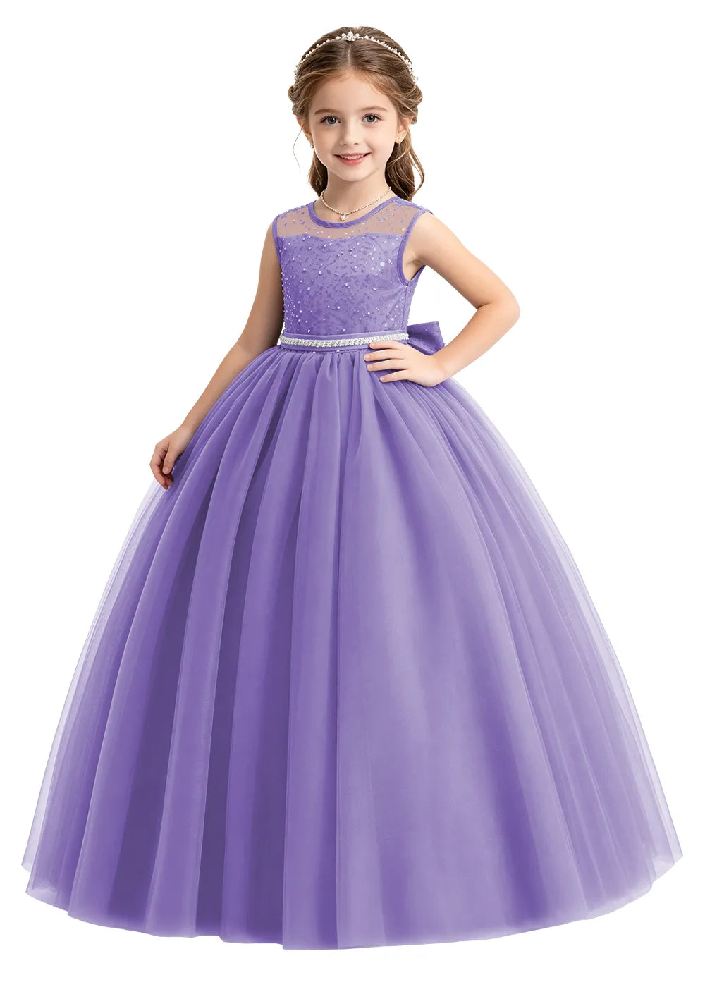 Spitzenkleid mit schulterfreiem Design
