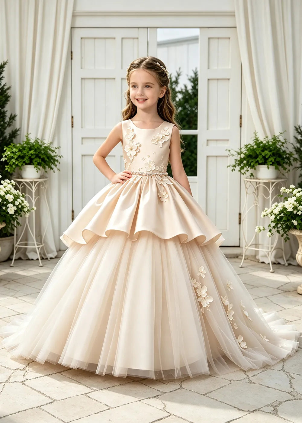 Spitzenkleid mit schulterfreiem Design