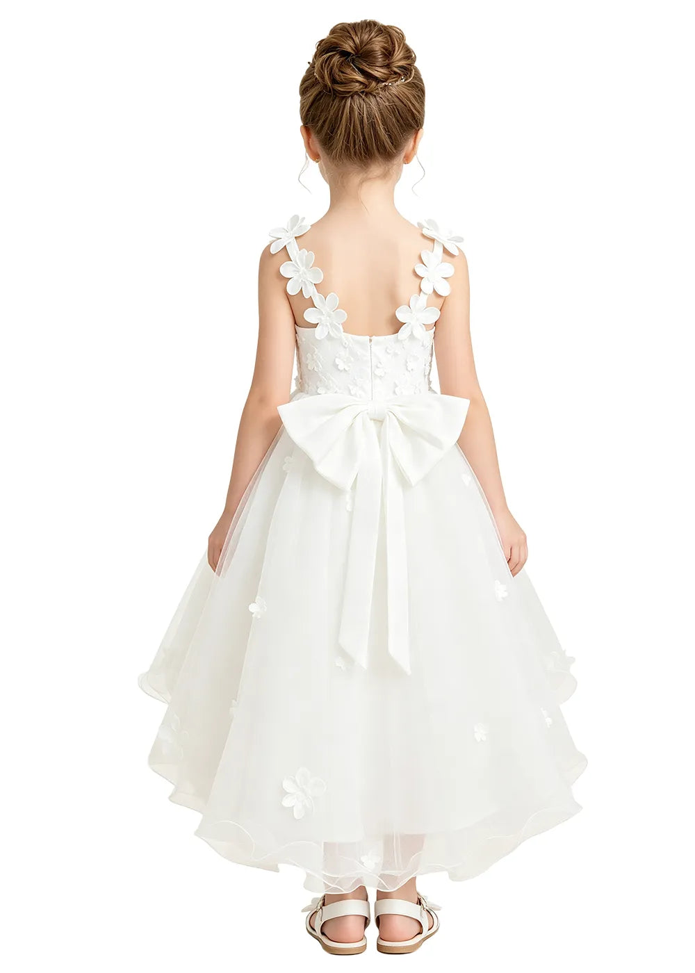 Spitzenkleid mit schulterfreiem Design