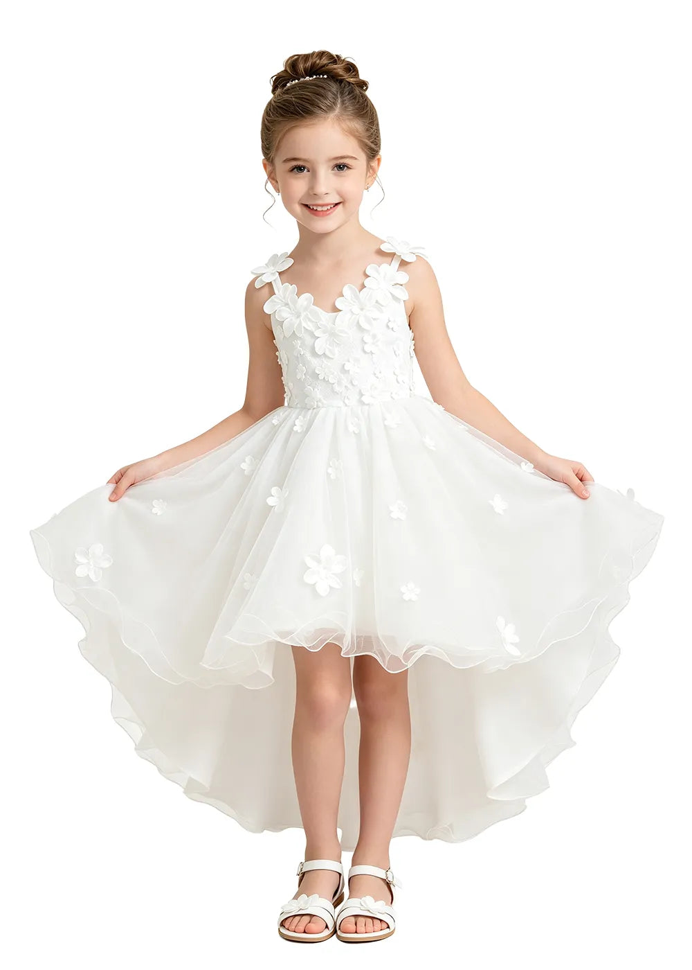 Spitzenkleid mit schulterfreiem Design