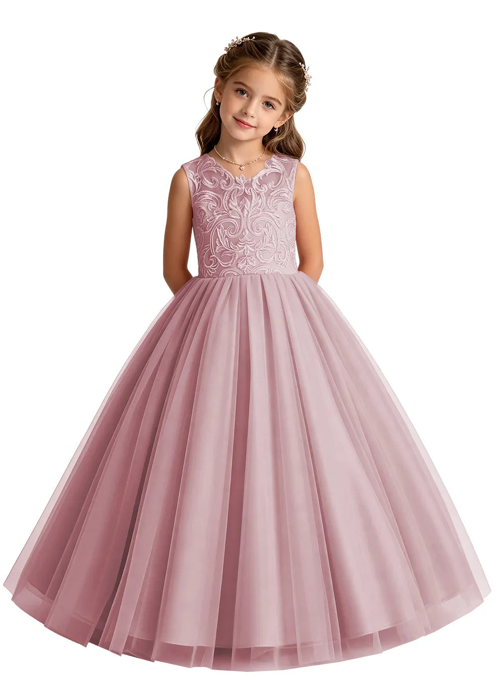 Spitzenkleid mit schulterfreiem Design