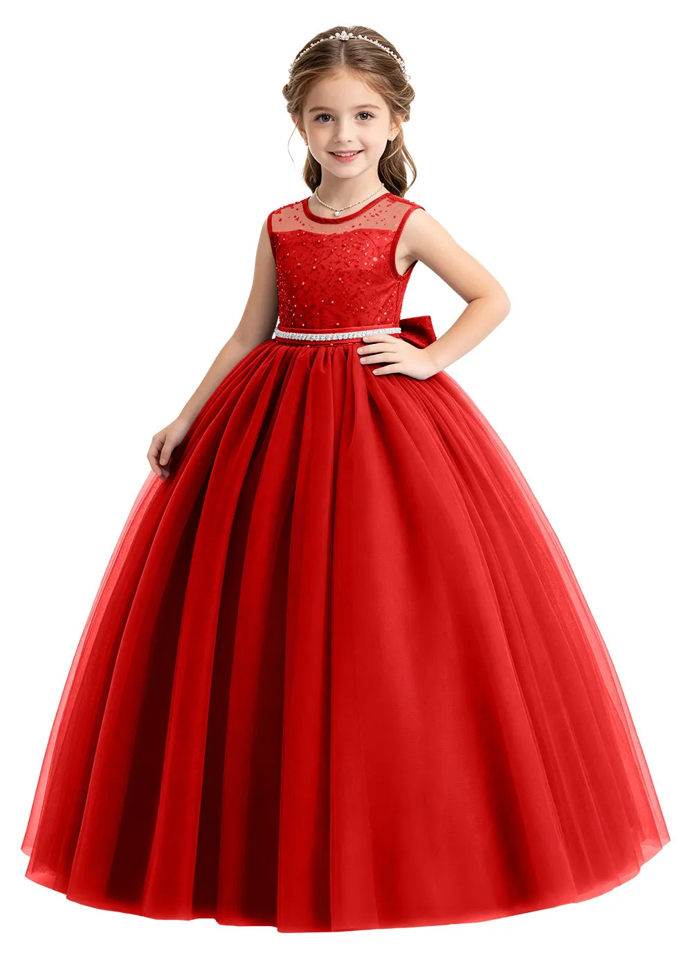 Spitzenkleid mit schulterfreiem Design