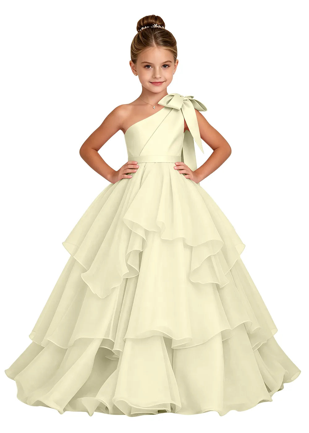 Spitzenkleid mit schulterfreiem Design