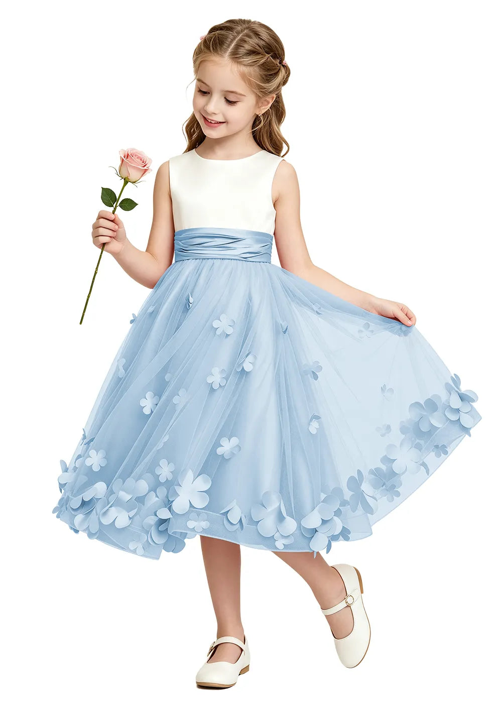 Spitzenkleid mit schulterfreiem Design