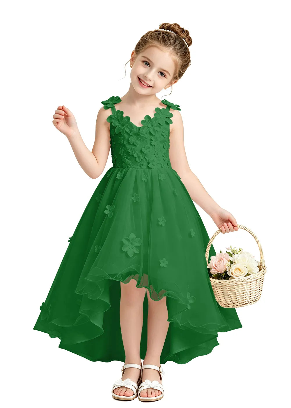 Spitzenkleid mit schulterfreiem Design