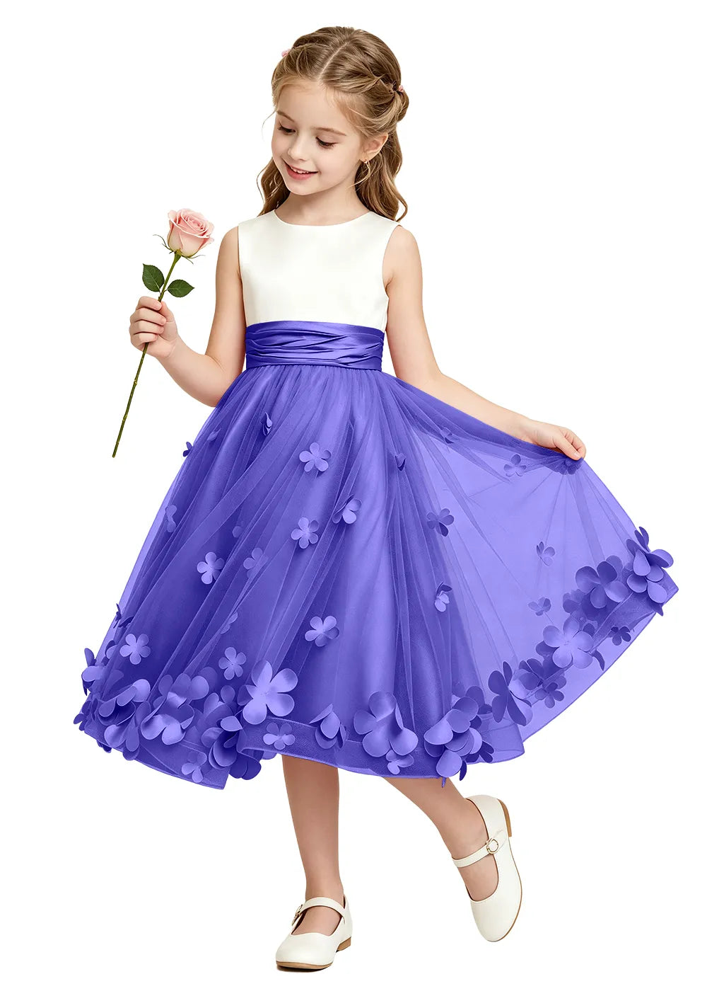 Spitzenkleid mit schulterfreiem Design