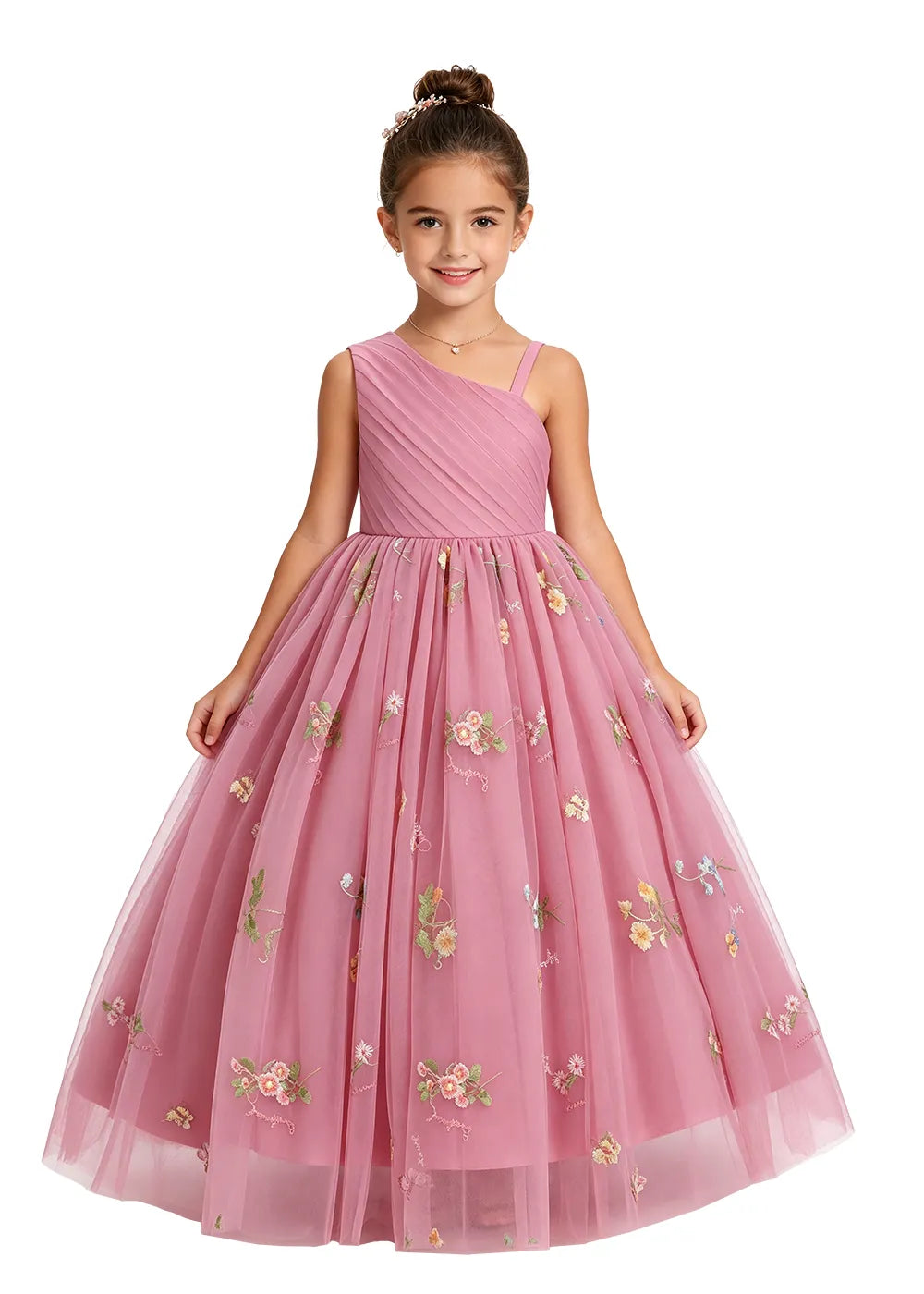 Spitzenkleid mit schulterfreiem Design