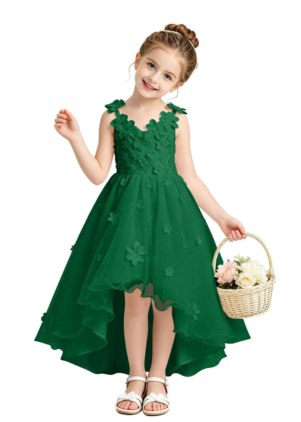 Spitzenkleid mit schulterfreiem Design