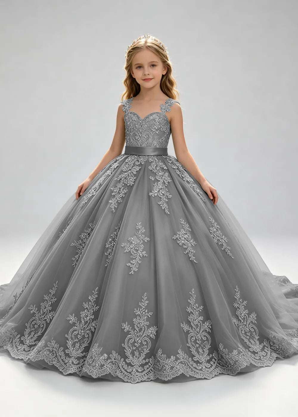 Spitzenkleid mit schulterfreiem Design