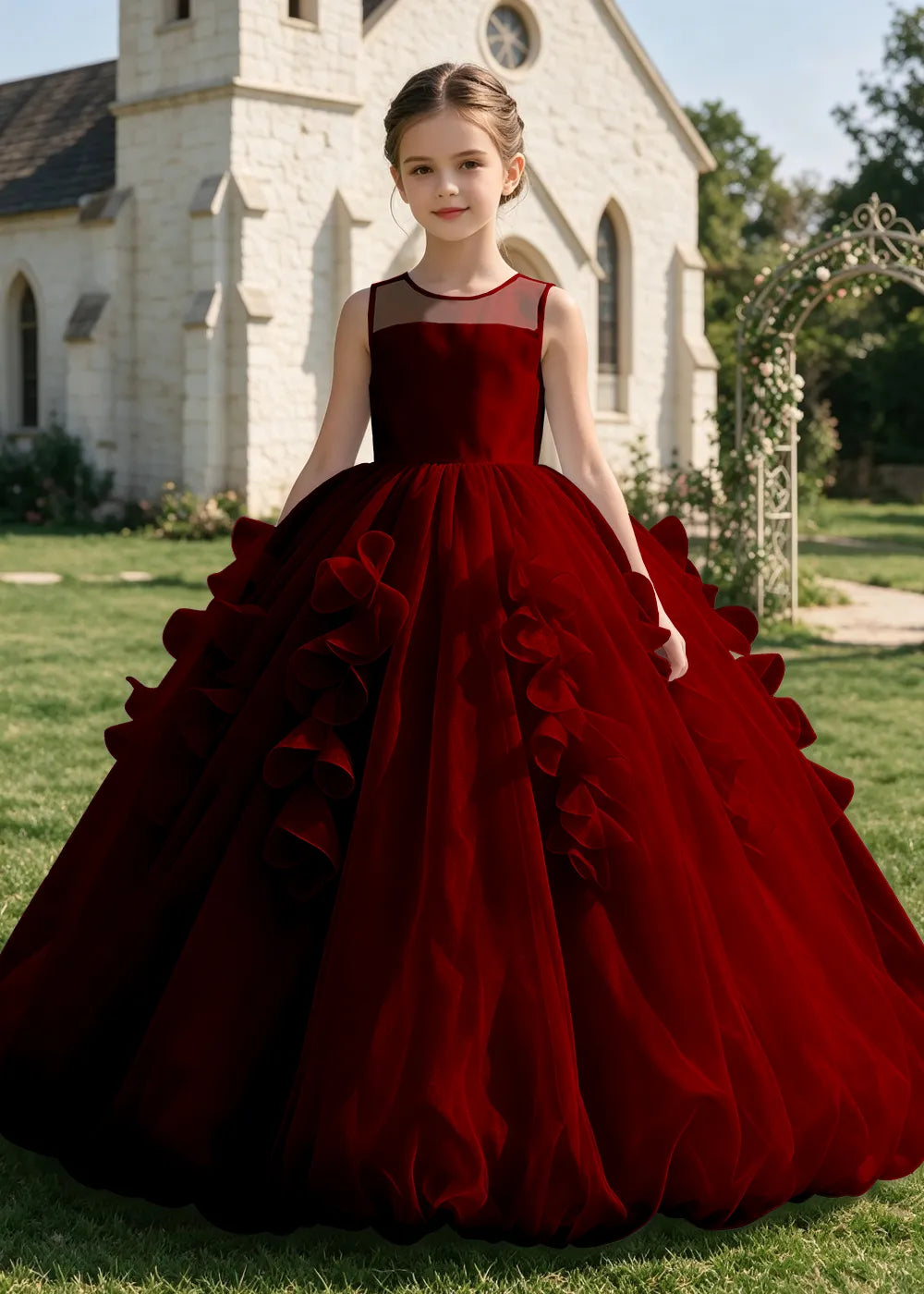 Spitzenkleid mit schulterfreiem Design